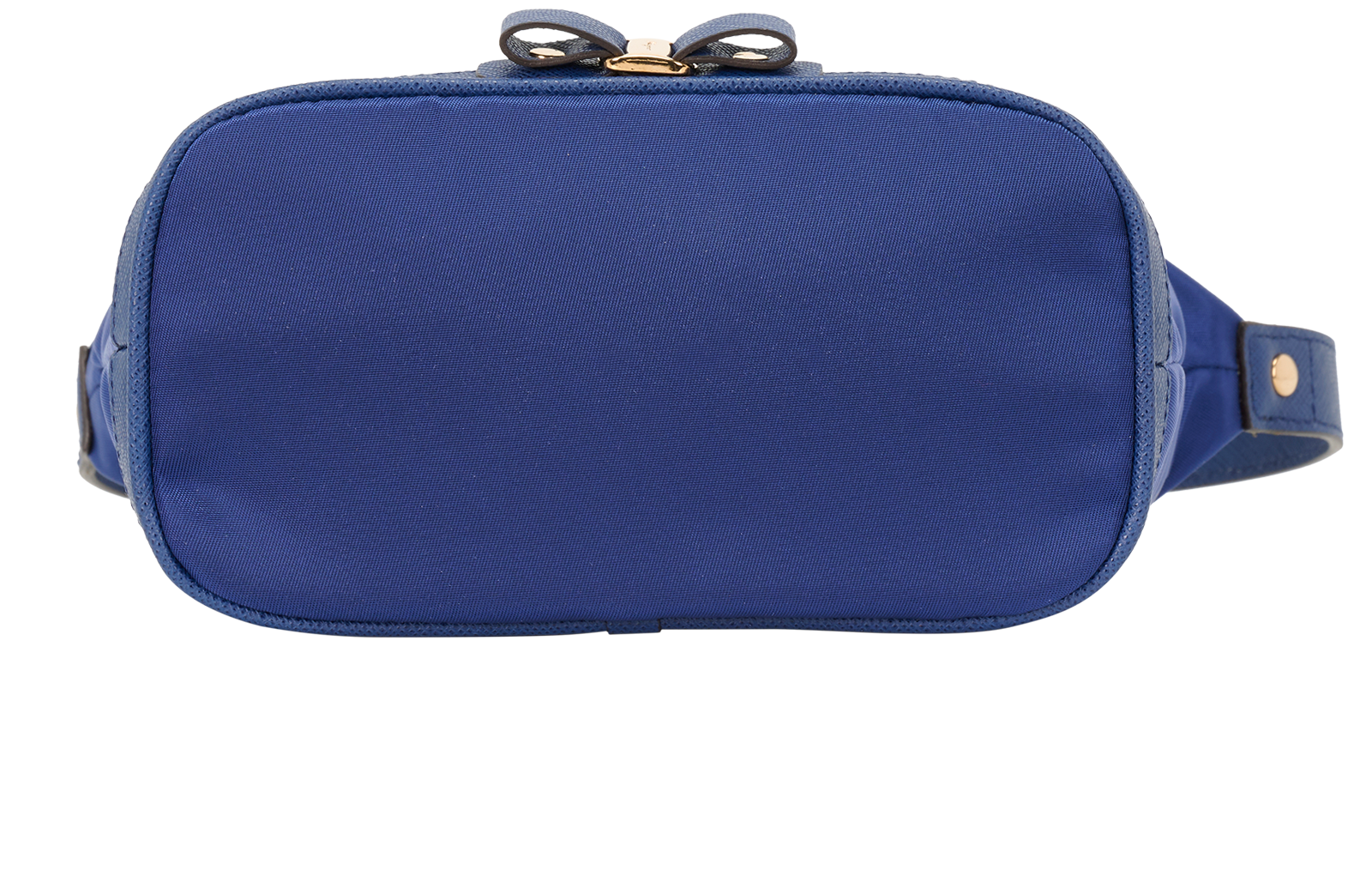 Mini Vara Bow Bag, &pound;175, Handbags, Navy, Nylon, Top view